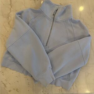 Lululemon cropped oversized Scuba 1/4 zip Size M/L